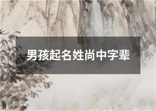 男孩起名姓尚中字辈