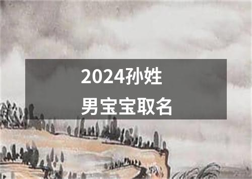 2024孙姓男宝宝取名