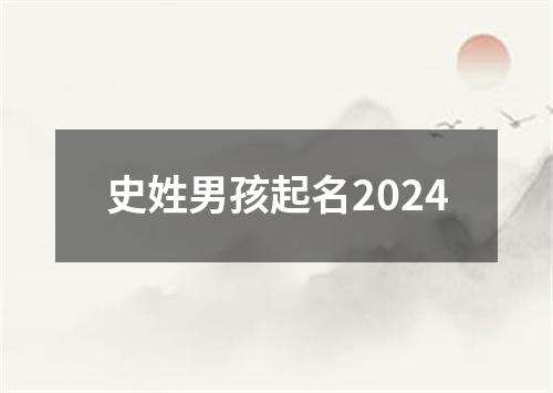 史姓男孩起名2024