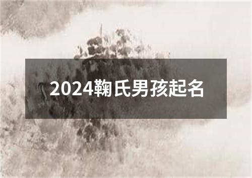 2024鞠氏男孩起名