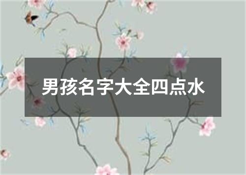 男孩名字大全四点水