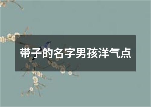 带子的名字男孩洋气点