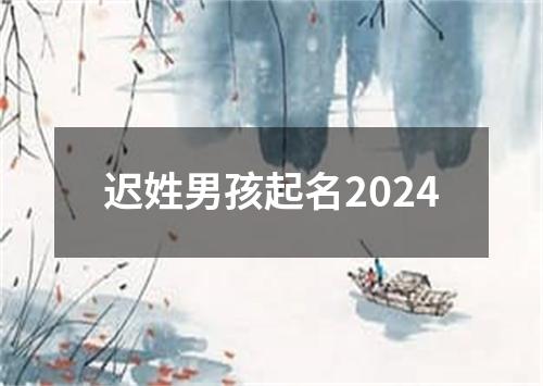 迟姓男孩起名2024