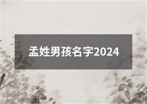 孟姓男孩名字2024