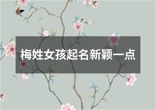 梅姓女孩起名新颖一点