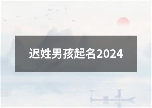 迟姓男孩起名2024