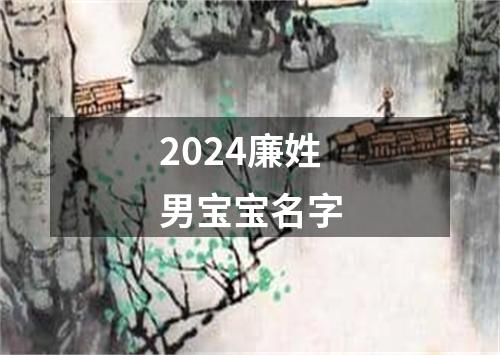 2024廉姓男宝宝名字