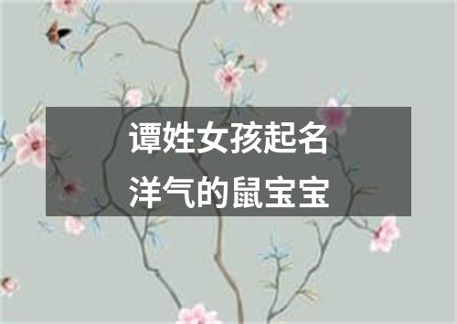 谭姓女孩起名洋气的鼠宝宝