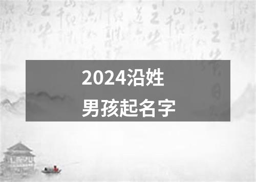 2024沿姓男孩起名字