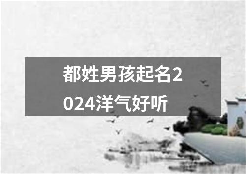 都姓男孩起名2024洋气好听