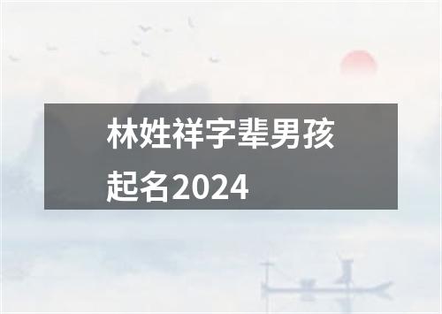 林姓祥字辈男孩起名2024