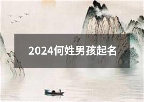 2024何姓男孩起名