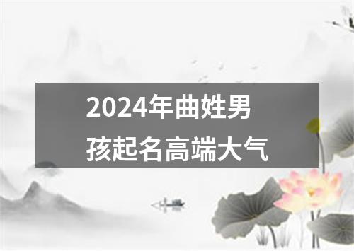 2024年曲姓男孩起名高端大气