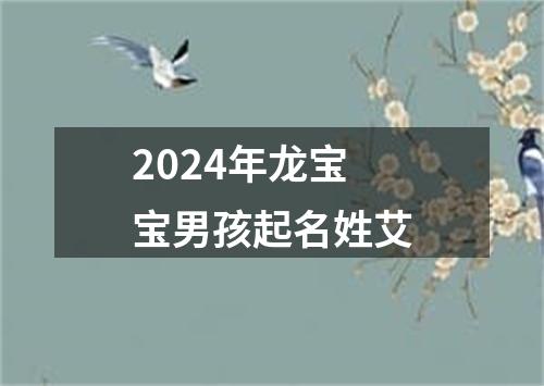 2024年龙宝宝男孩起名姓艾