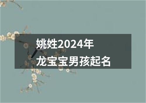 姚姓2024年龙宝宝男孩起名