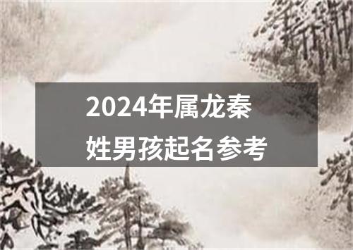 2024年属龙秦姓男孩起名参考