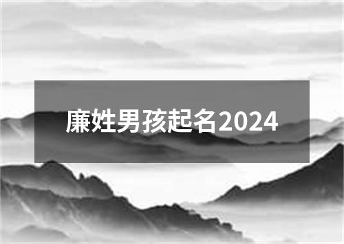 廉姓男孩起名2024