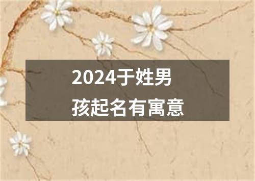 2024于姓男孩起名有寓意