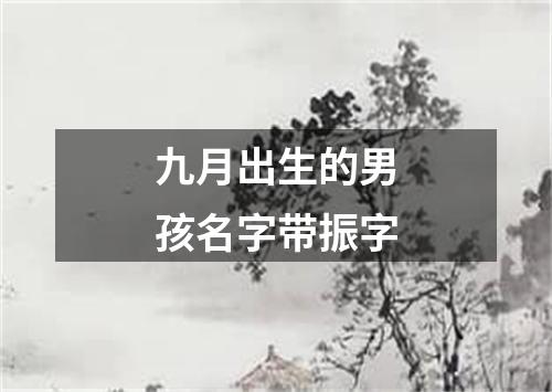 九月出生的男孩名字带振字