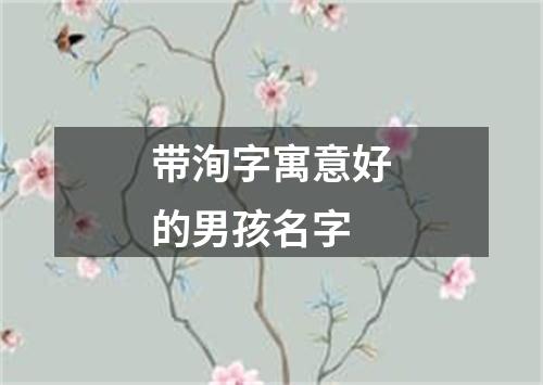 带洵字寓意好的男孩名字