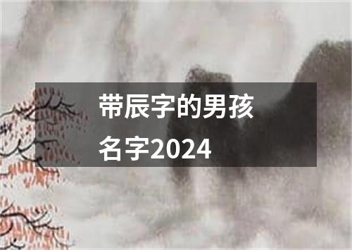 带辰字的男孩名字2024