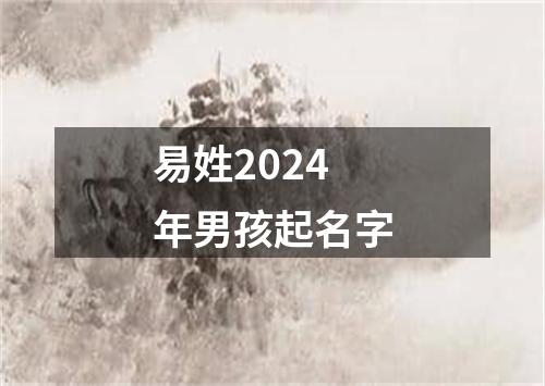 易姓2024年男孩起名字