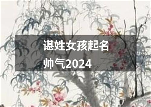 谌姓女孩起名帅气2024