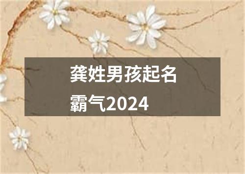 龚姓男孩起名霸气2024