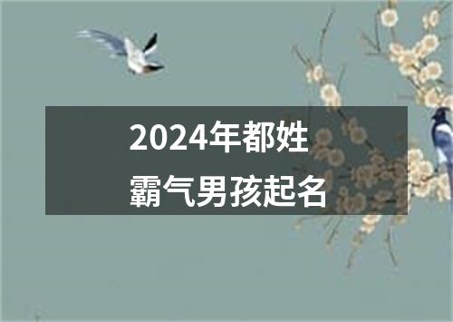 2024年都姓霸气男孩起名