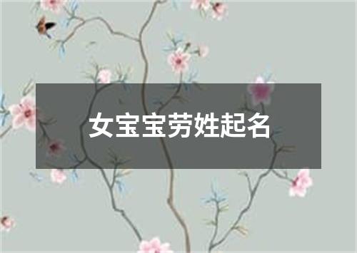 女宝宝劳姓起名