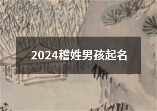 2024稽姓男孩起名