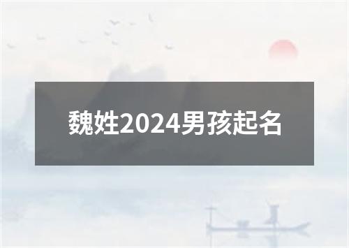 魏姓2024男孩起名