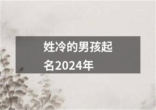 姓冷的男孩起名2024年