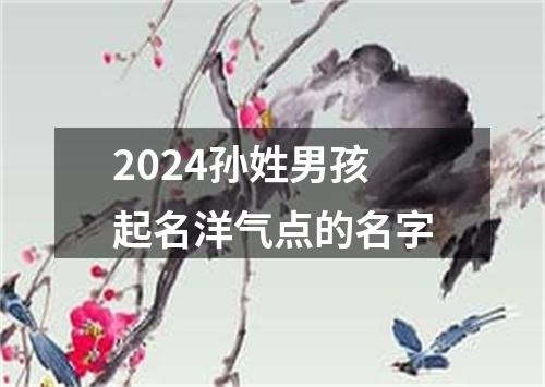 2024孙姓男孩起名洋气点的名字