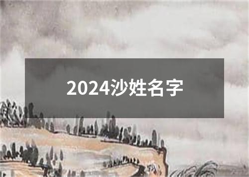 2024沙姓名字