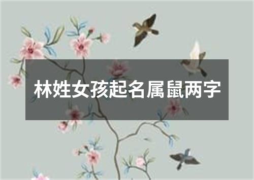 林姓女孩起名属鼠两字