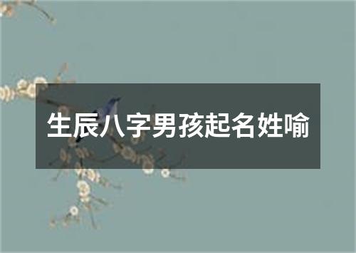 生辰八字男孩起名姓喻