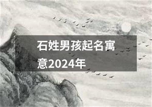 石姓男孩起名寓意2024年