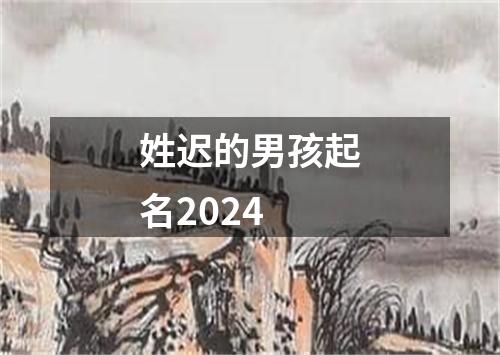 姓迟的男孩起名2024