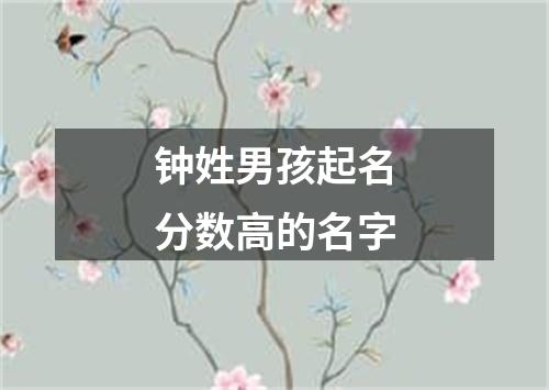 钟姓男孩起名分数高的名字