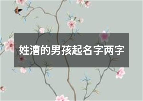 姓漕的男孩起名字两字