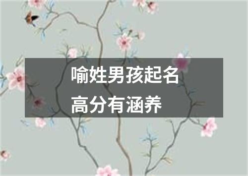 喻姓男孩起名高分有涵养