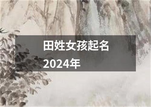 田姓女孩起名2024年