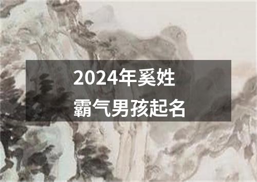 2024年奚姓霸气男孩起名