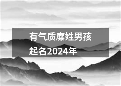 有气质糜姓男孩起名2024年