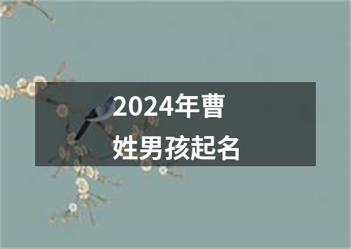 2024年曹姓男孩起名