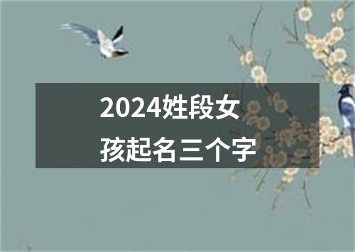 2024姓段女孩起名三个字