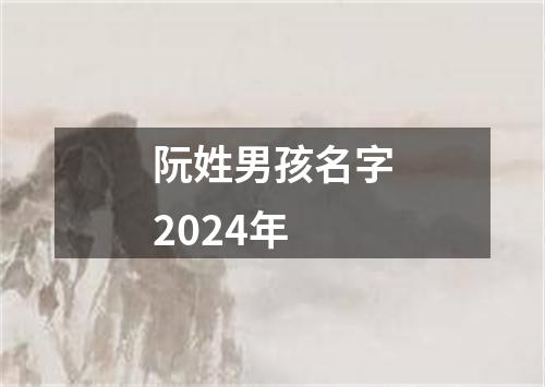 阮姓男孩名字2024年