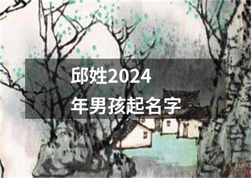 邱姓2024年男孩起名字