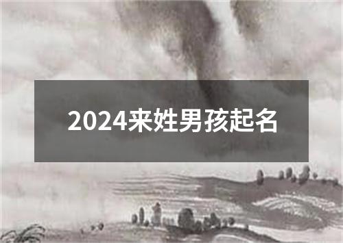 2024来姓男孩起名